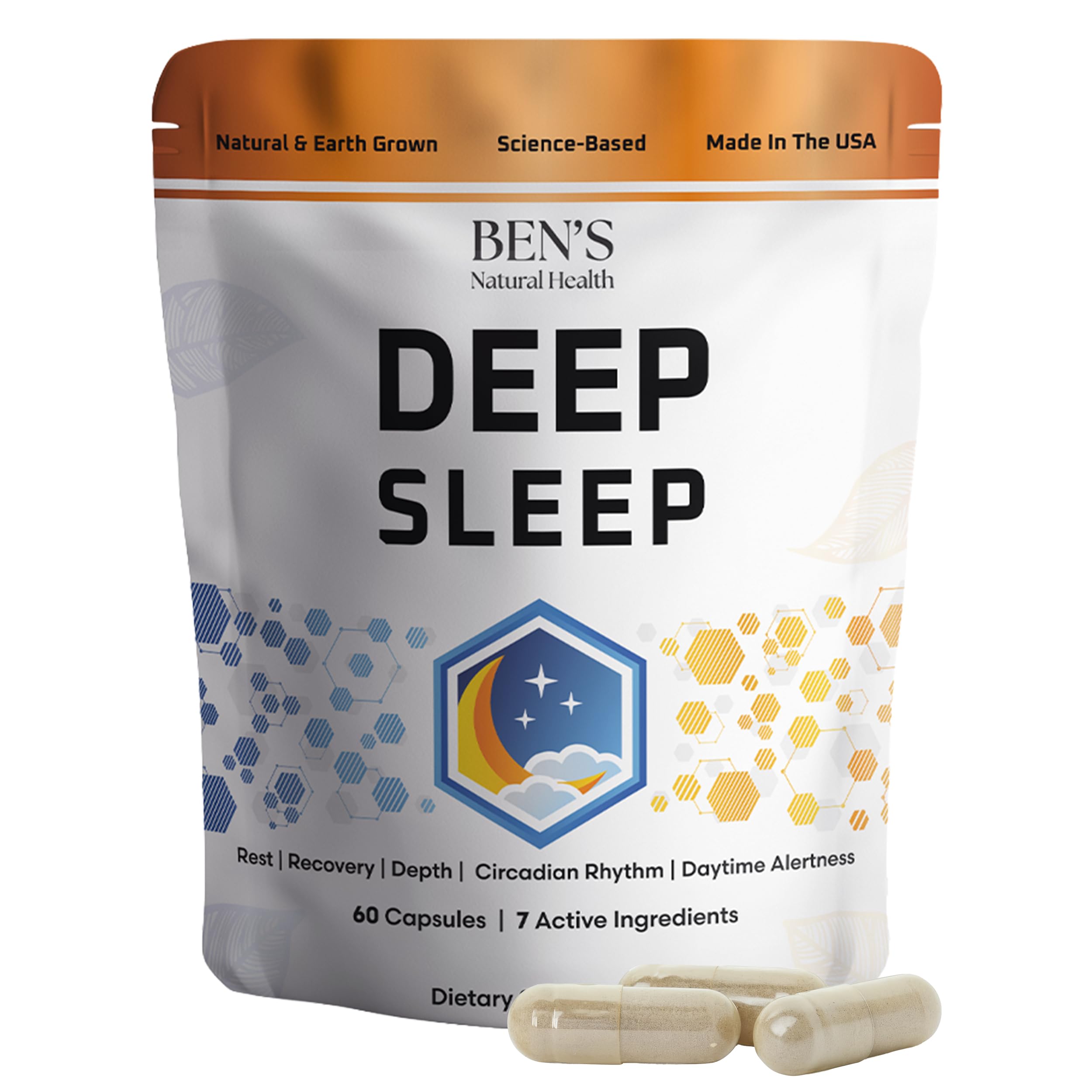 Amazon.com: Ben's Natural Health Deep Sleep Support Supplement